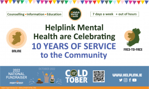 HELPLINK MENTAL HEALTH CELEBRATE 10 YEARS OF SERVICE ON WORLD SUICIDE PREVENTION DAY!
